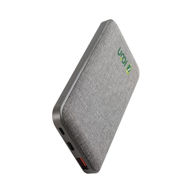 Icon Power Bank 10,000 mAh Fabric Ash (IPB-100)