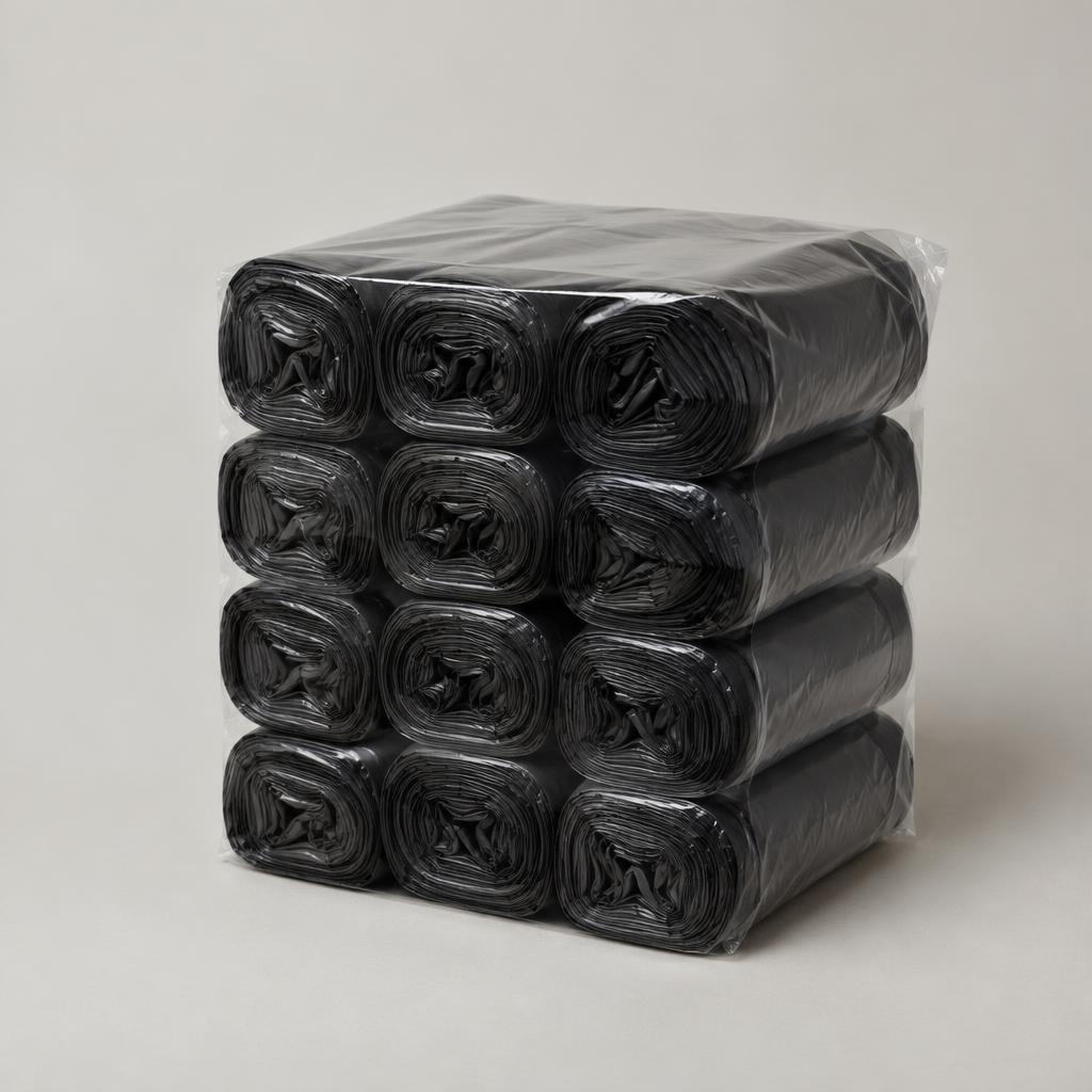 Trash Bag Black 20" x 30" 12 pcs
