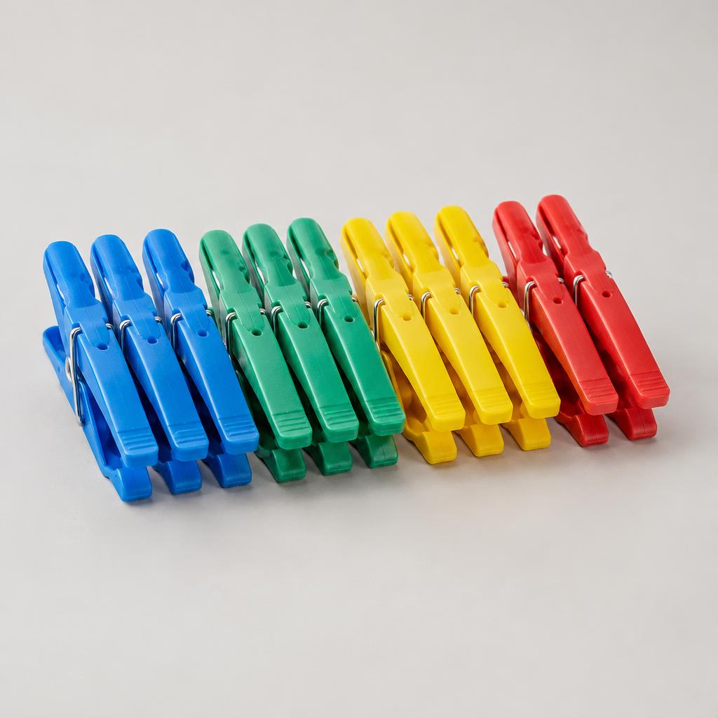 Cloth Pin 4 Color 16 pcs