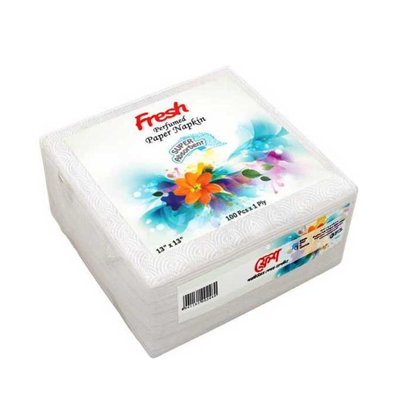 Fresh Paper Napkins 13" Perfumed (100x1 ply)