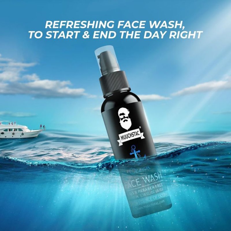 Muuchstac Ocean Face Wash for Men (100 ml)