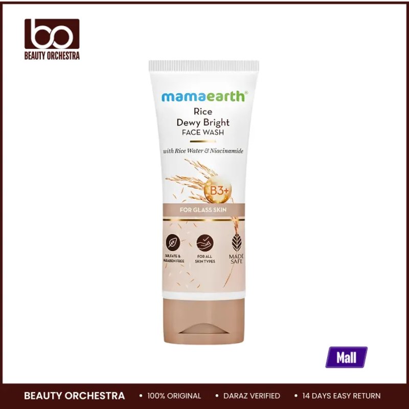 Mamaearth Rice Dewy Bright Face Wash 100ml